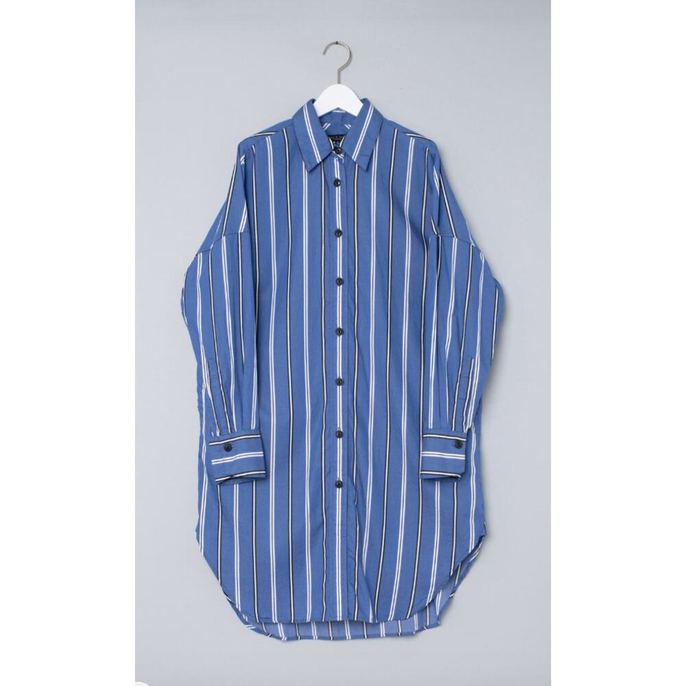 Rag & Bone Striped Shirt Mini Dress